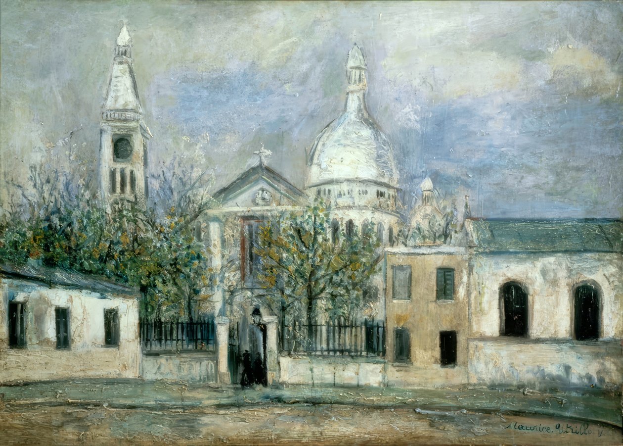Saint-Pierre-de-Montmartre tekijältä Maurice Utrillo