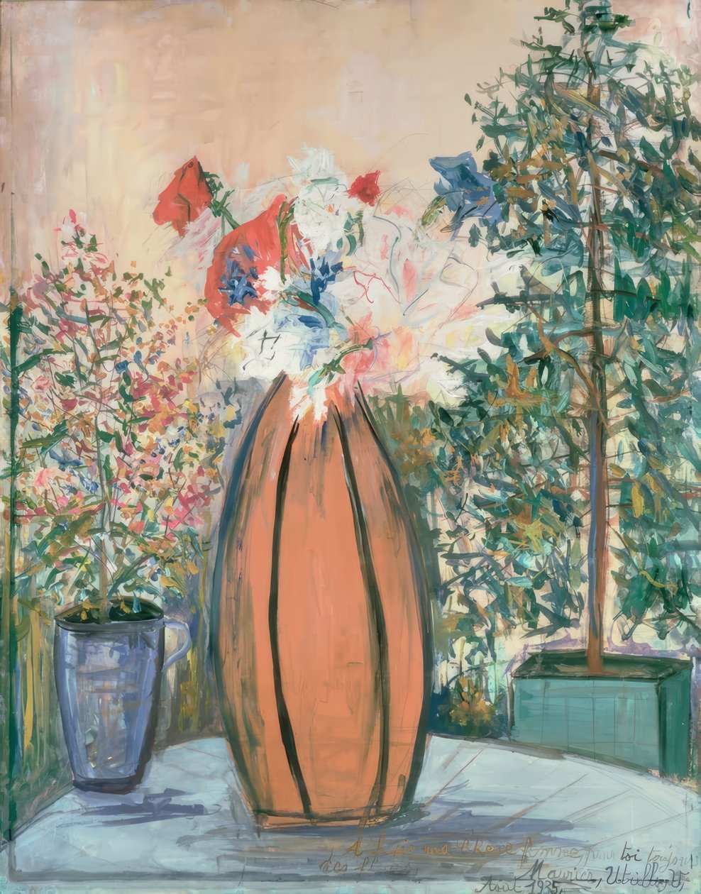Kukkavaasi tekijältä Maurice Utrillo