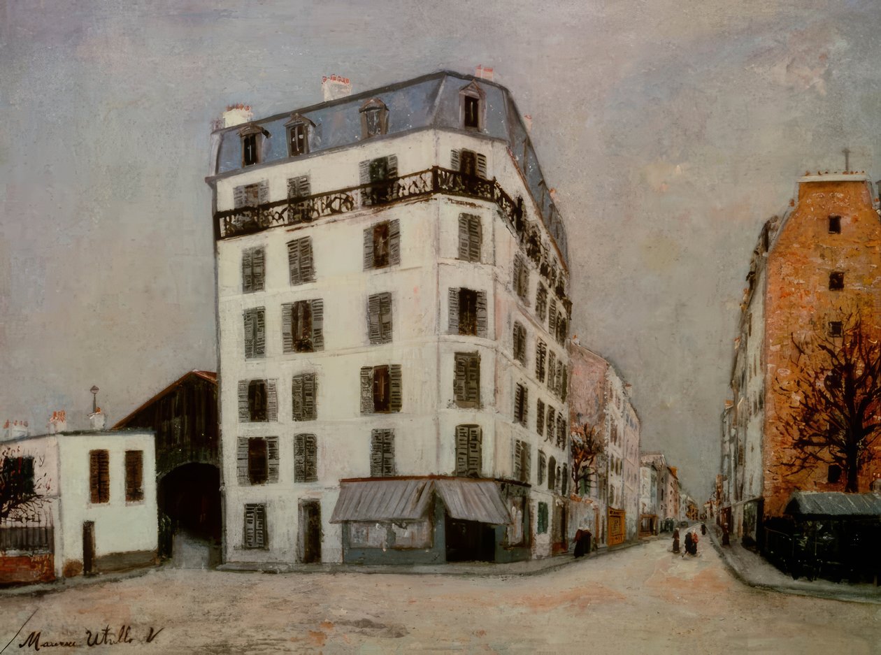 esikaupunkitalot tekijältä Maurice Utrillo