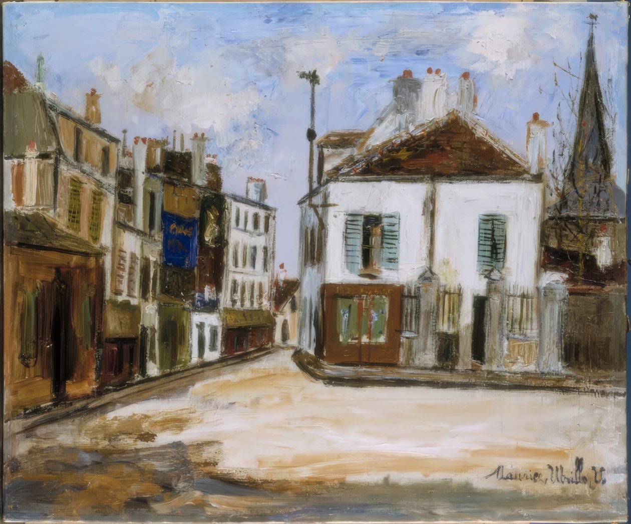 esikaupunkikatu tekijältä Maurice Utrillo