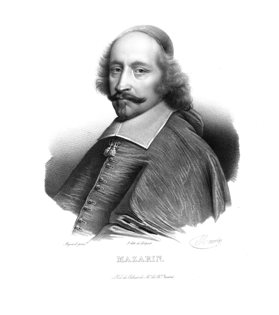 Kardinaali Mazarin, 1820-luku. tekijältä Maurin