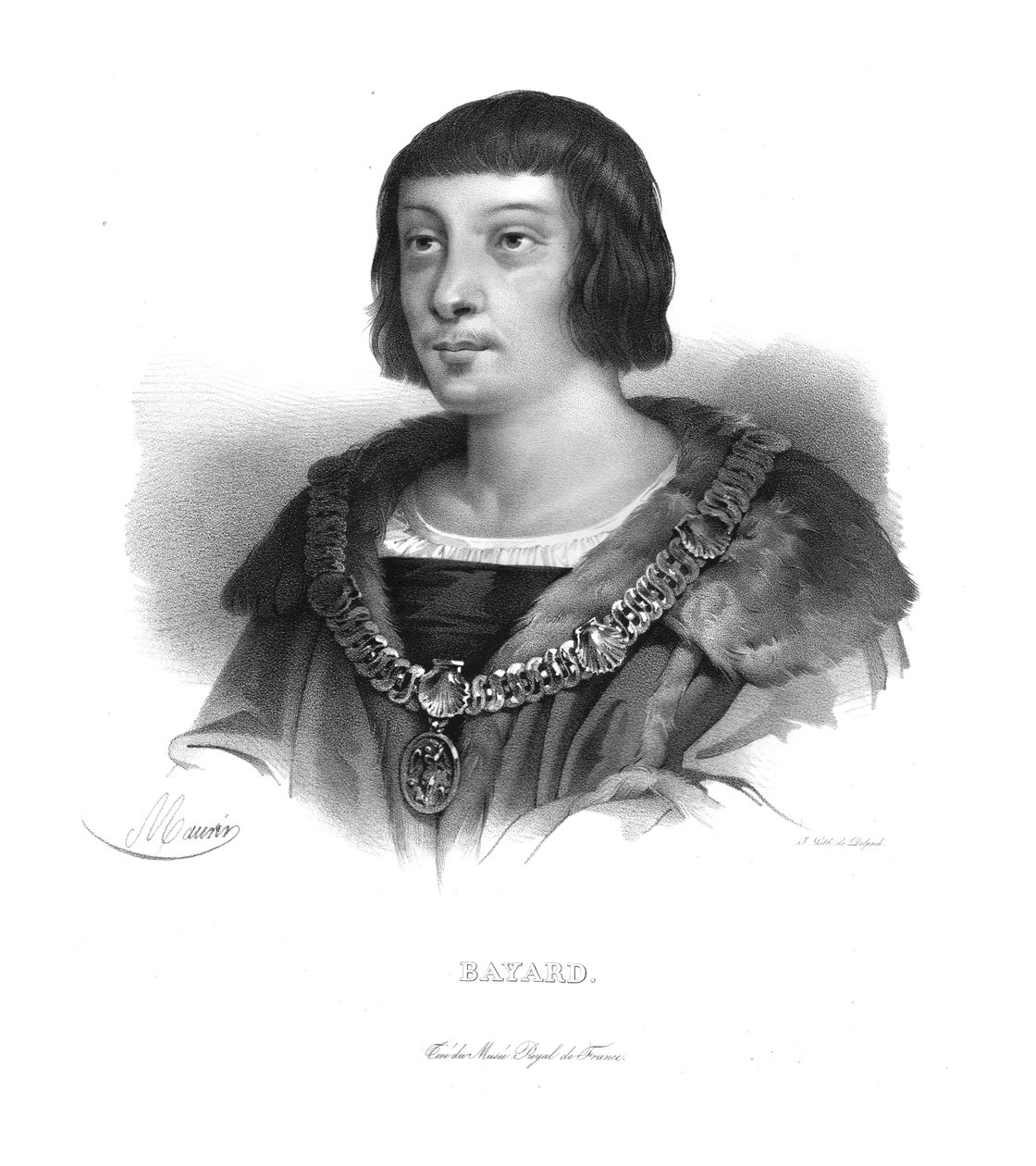 Pierre Terrail Bayardista, 1820-luku. tekijältä Maurin