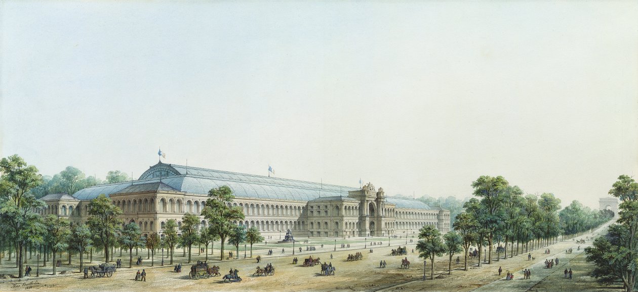 Perspektiivinäkymä Palais de l