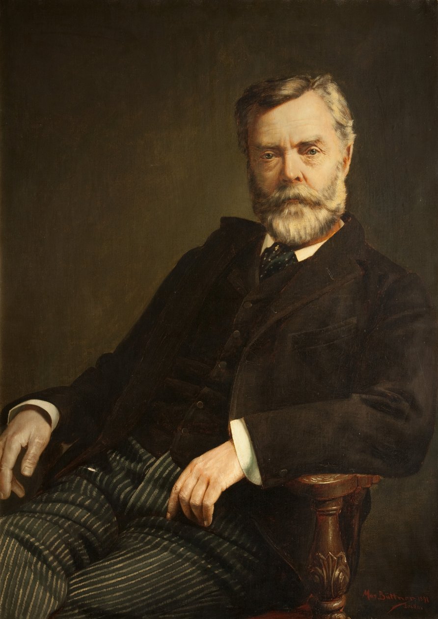 Paikallisen miehen muotokuva, 1891 tekijältä Max Büttner