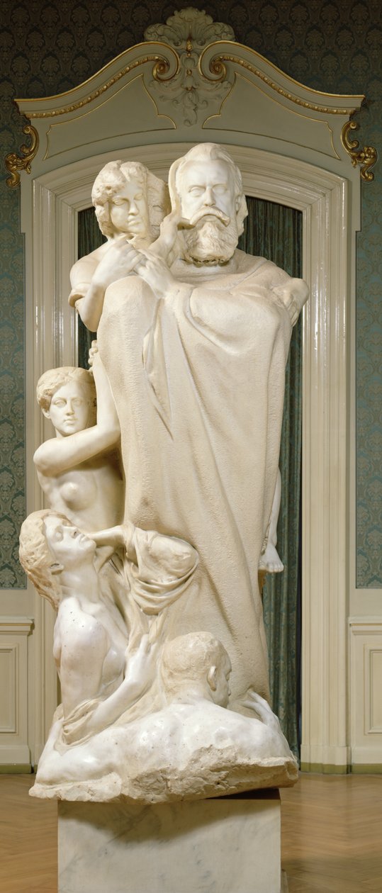 Omistus Brahmsille, 1909 (marmori) (katso myös 155043-49) tekijältä Max Klinger