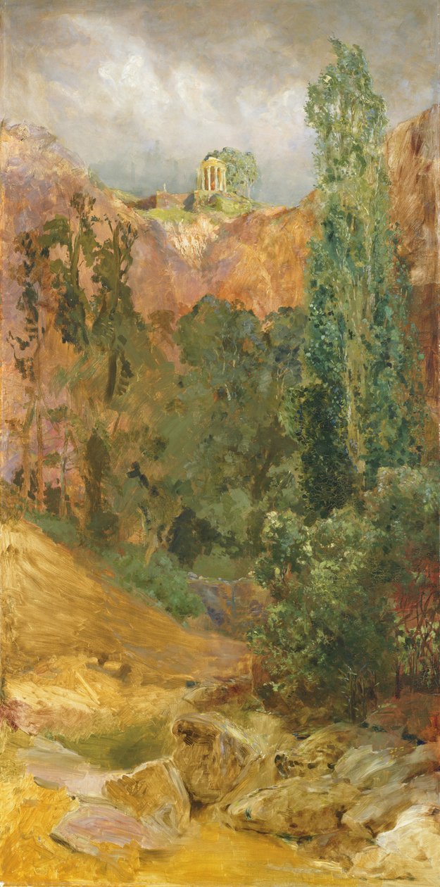 Rock Ravine, 1884-85 tekijältä Max Klinger
