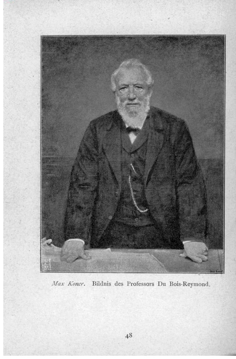 Bildnis des Professors Du Bois-Reymond tekijältä Max Koner