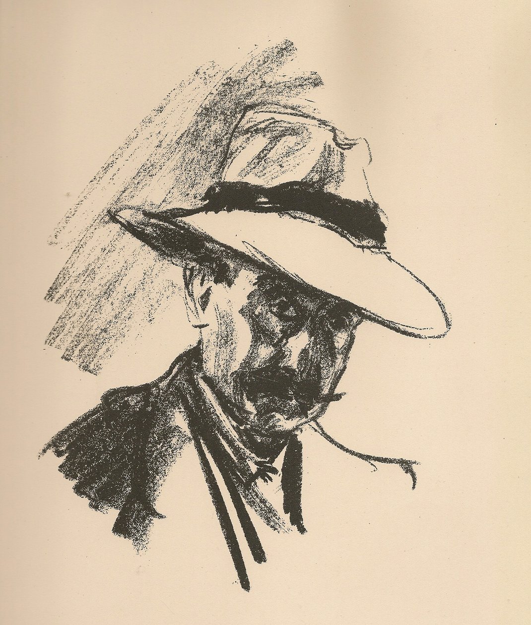 Selbstbildnis von Max Liebermann tekijältä Max Liebermann