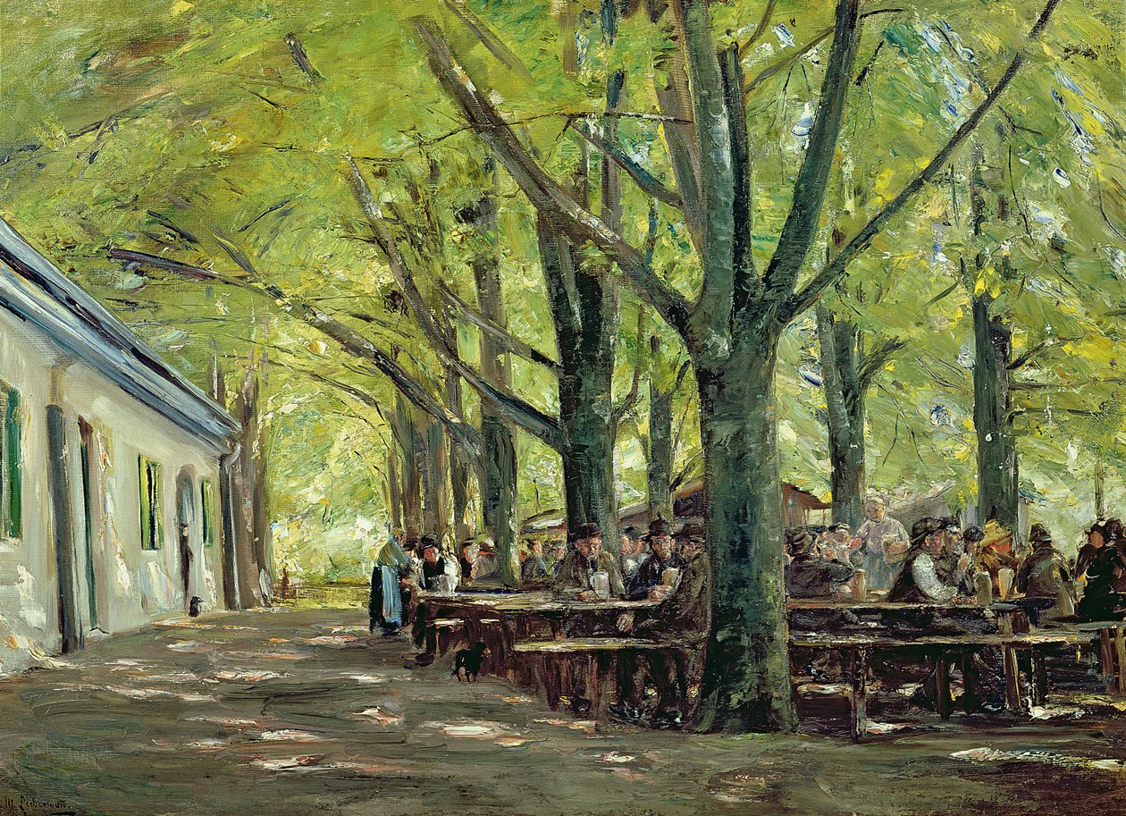A Country Brasserie, Brannenburg, Baijeri, 1894 tekijältä Max Liebermann