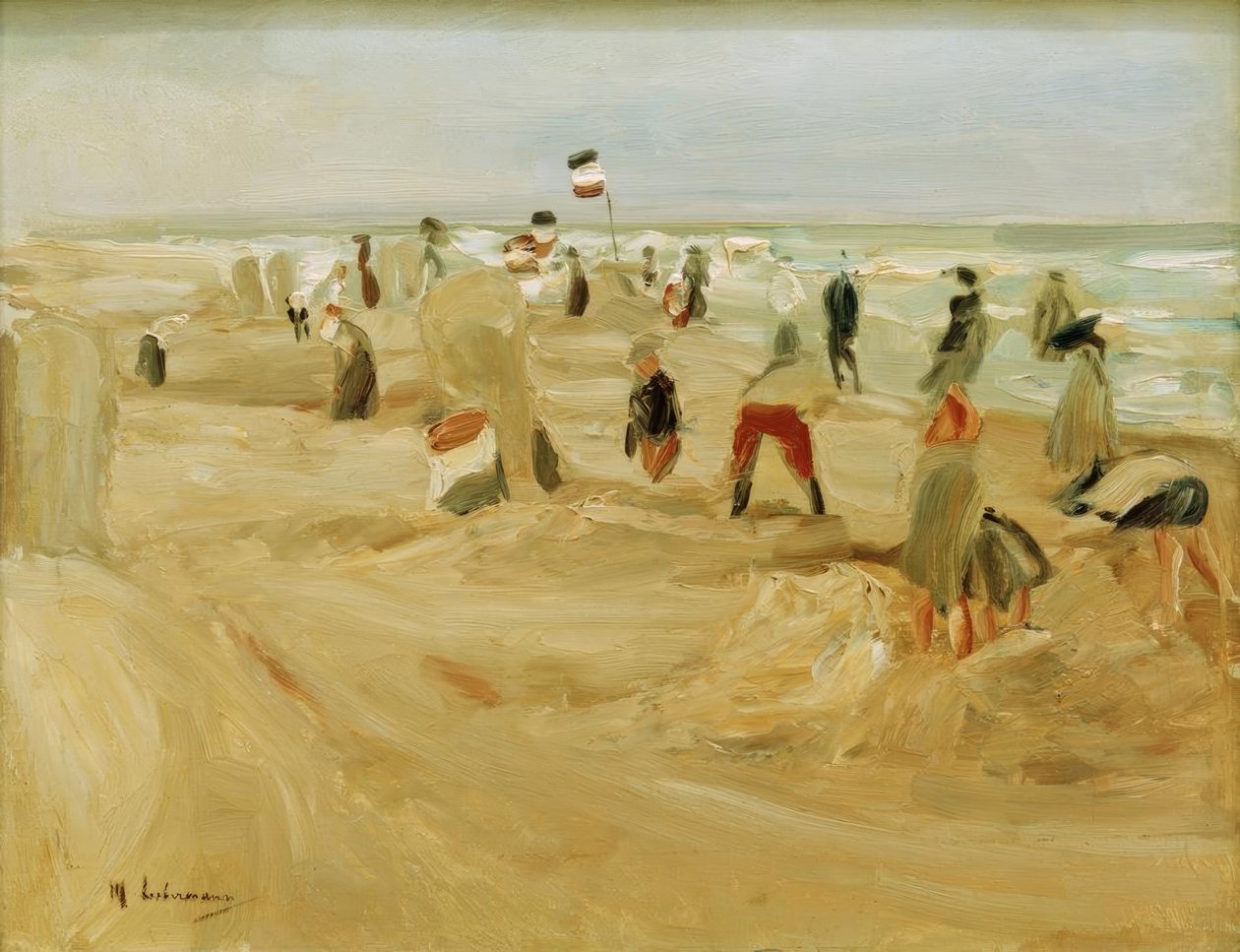 Am Strand von Noordwijk tekijältä Max Liebermann