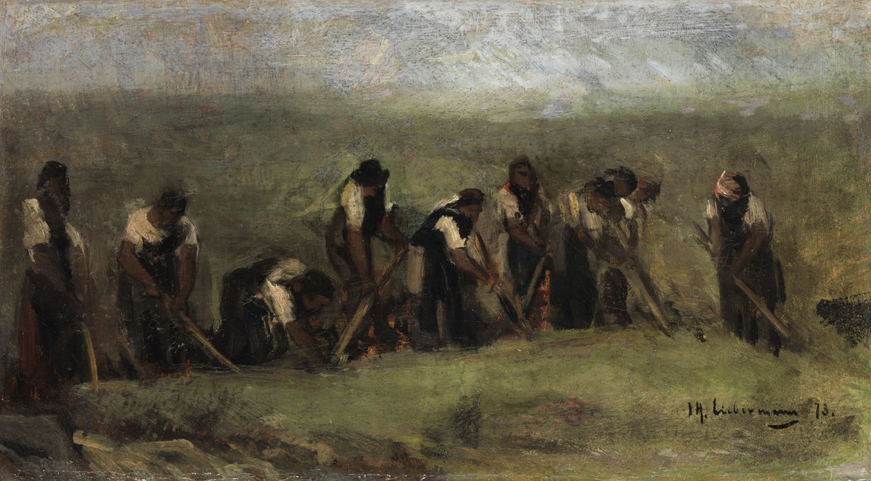 Arbeiter im Rübenfeld tekijältä Max Liebermann