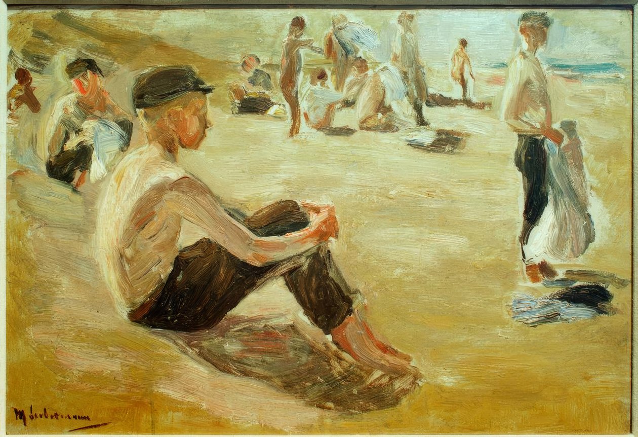 Badende Knaben tekijältä Max Liebermann