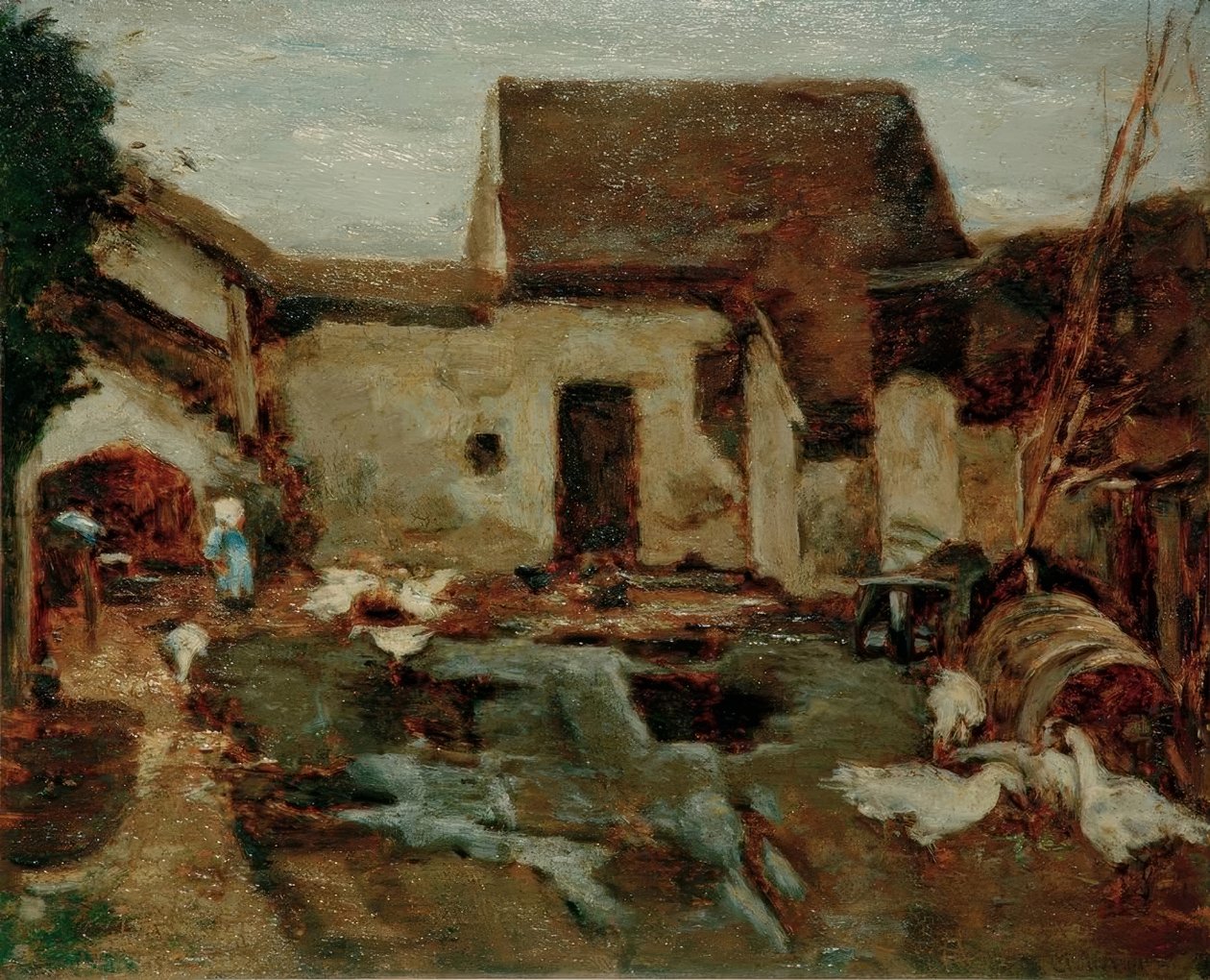 Bauernhof Barbizonissa – Tutkimus tekijältä Max Liebermann