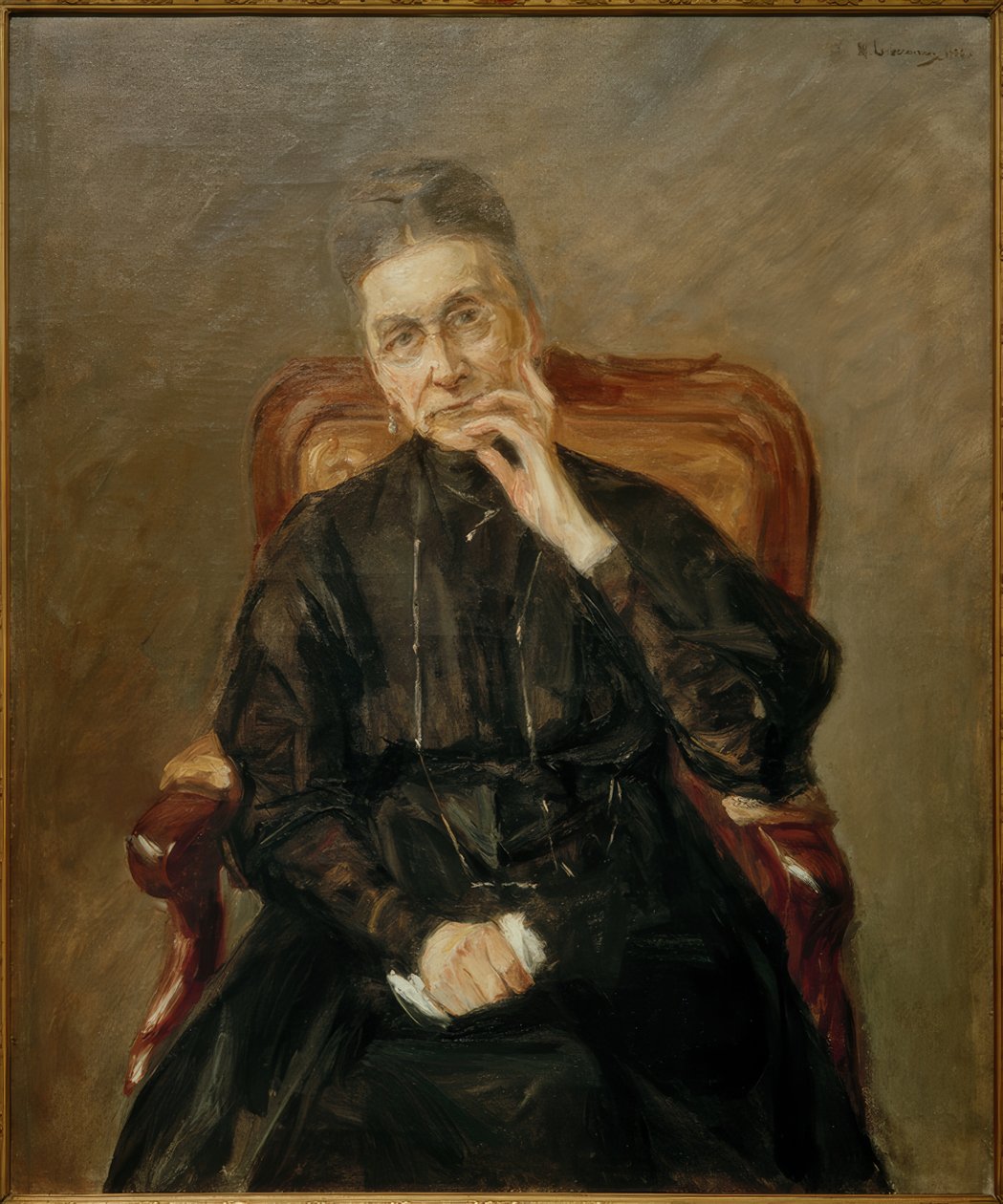 Bildnis Frau Kommerzienrat Bertha Biermann tekijältä Max Liebermann
