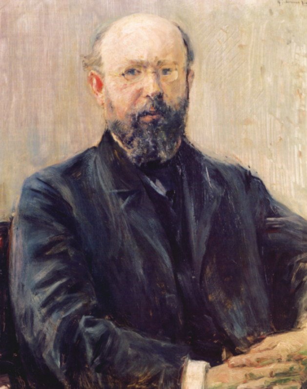 Prof. Dr. Carl Bernsteinin muotokuva tekijältä Max Liebermann