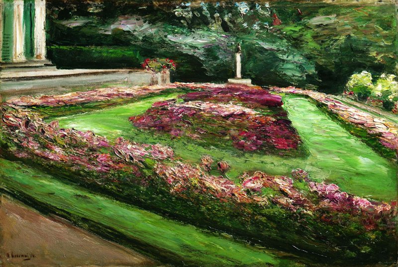 Blumenterrasse im Wannseegarten tekijältä Max Liebermann