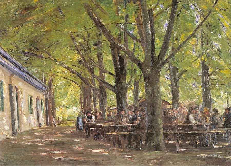Brannenburger Biergarten tekijältä Max Liebermann