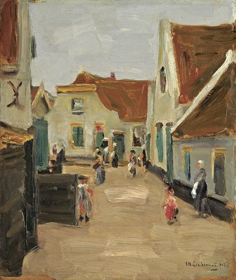 Dorfstraße kaupungissa Noordwijk tekijältä Max Liebermann