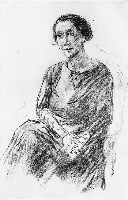 Frau Irene Triesch tekijältä Max Liebermann