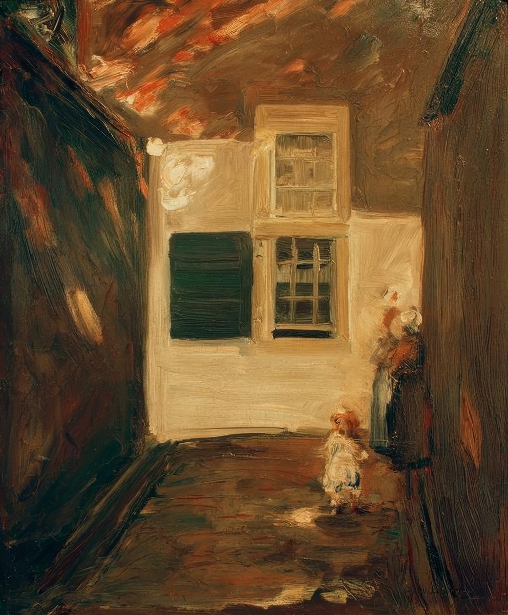 Gasse Leidenissä tekijältä Max Liebermann