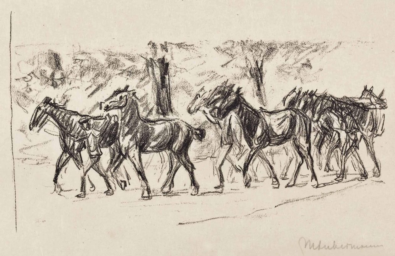 Geführte Pferde tekijältä Max Liebermann