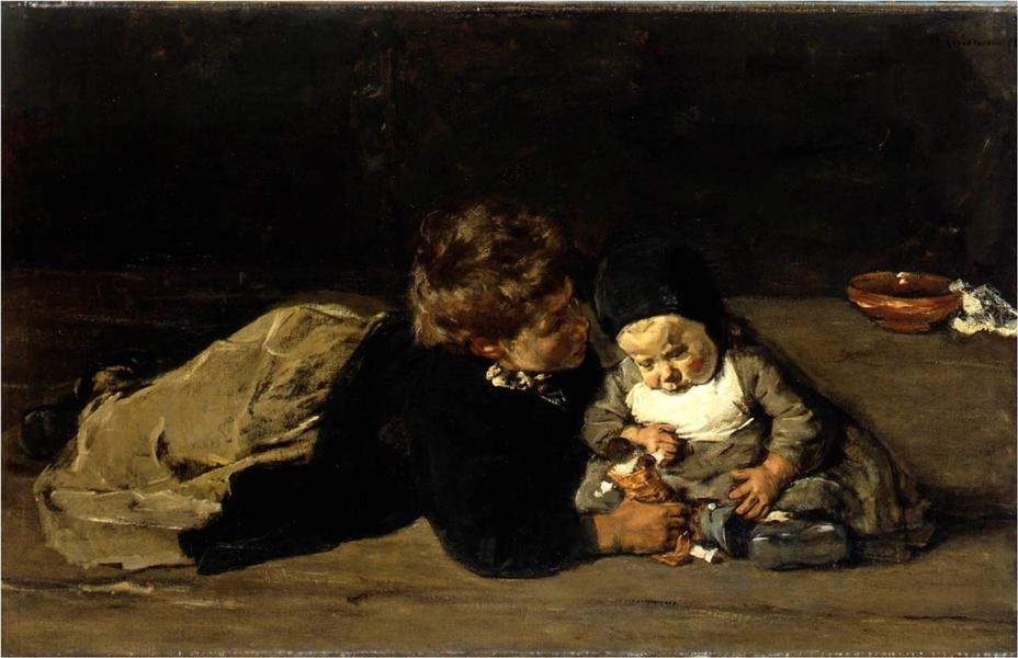 Geschwister tekijältä Max Liebermann