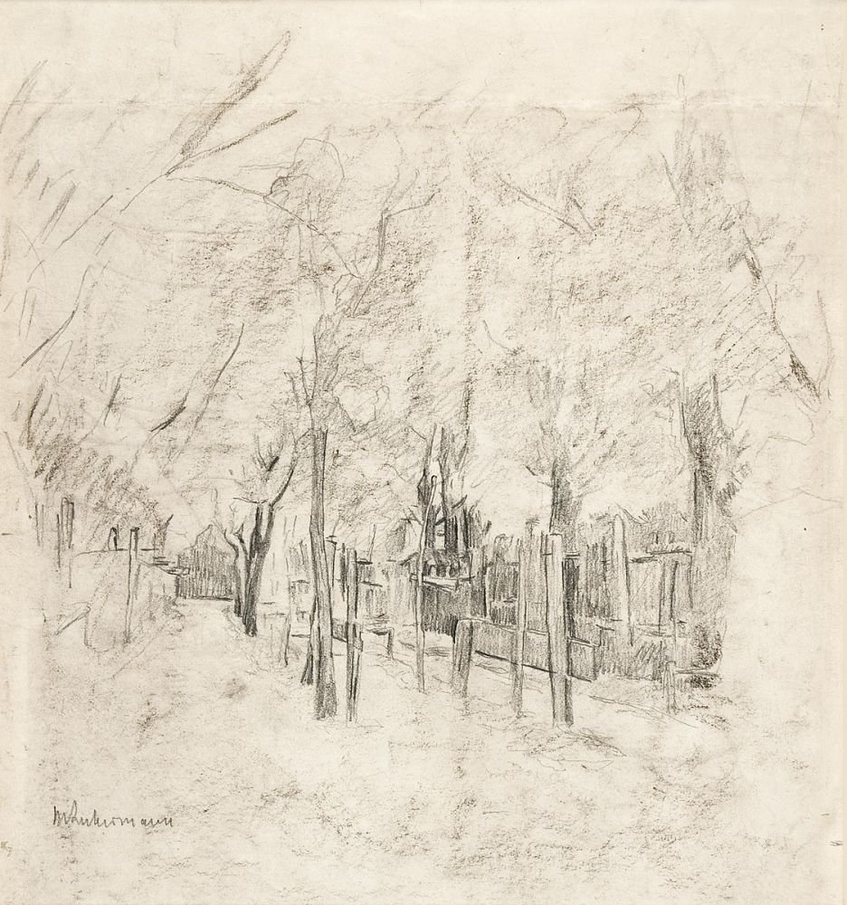 Holländische Dorfstraße Katwijkissa tekijältä Max Liebermann