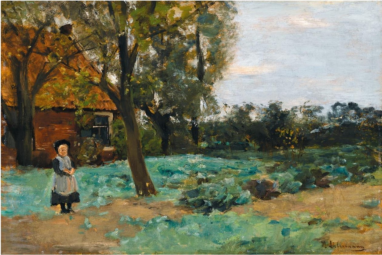 Holländisches Bauernhaus mit Kind tekijältä Max Liebermann
