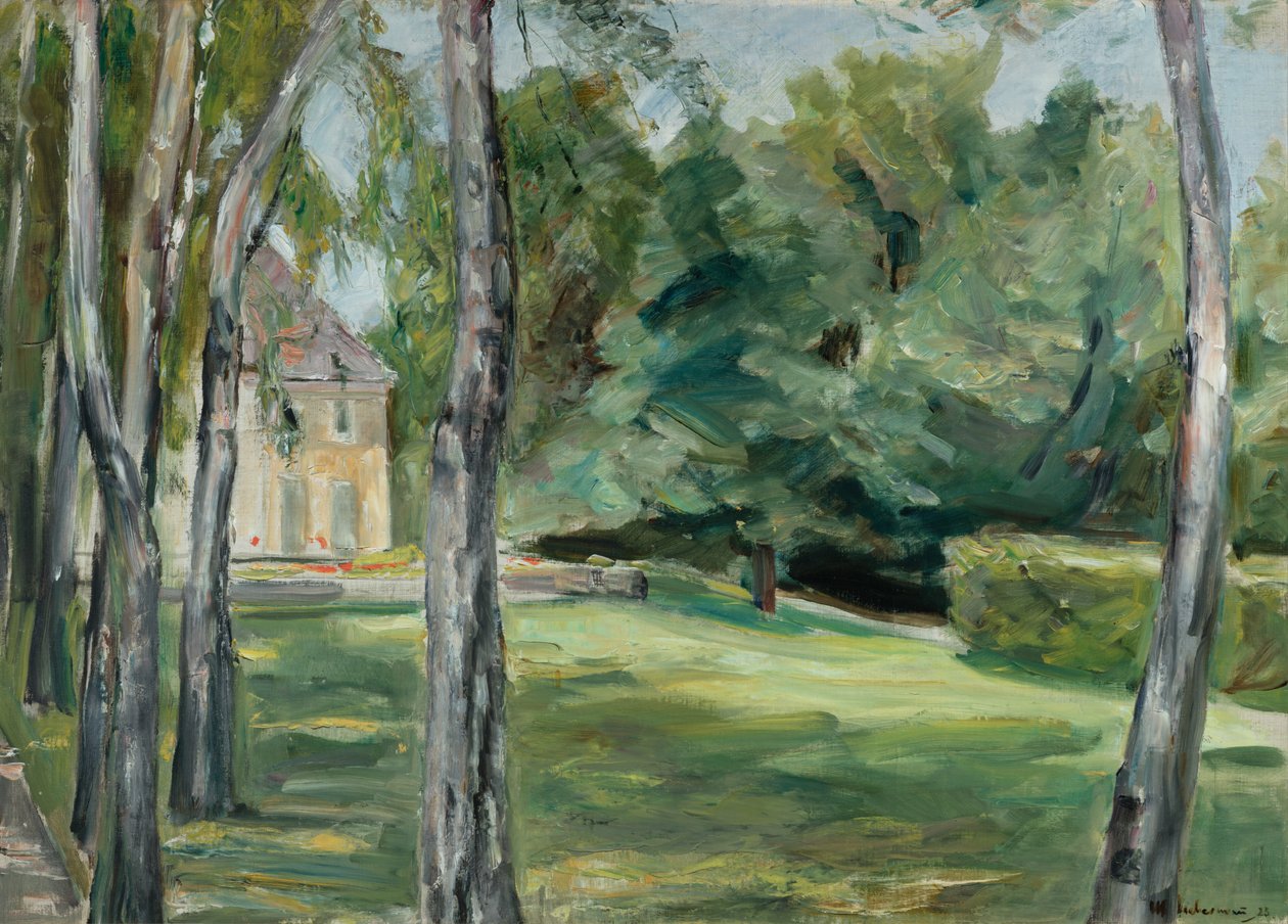 Talo puutarhassa, 1923 tekijältä Max Liebermann