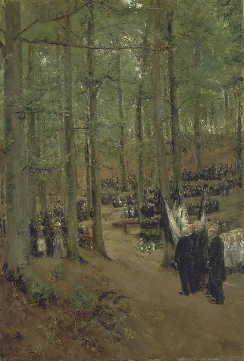 Kaiser Friedrich Gedächtnisfeier Kösenissä tekijältä Max Liebermann
