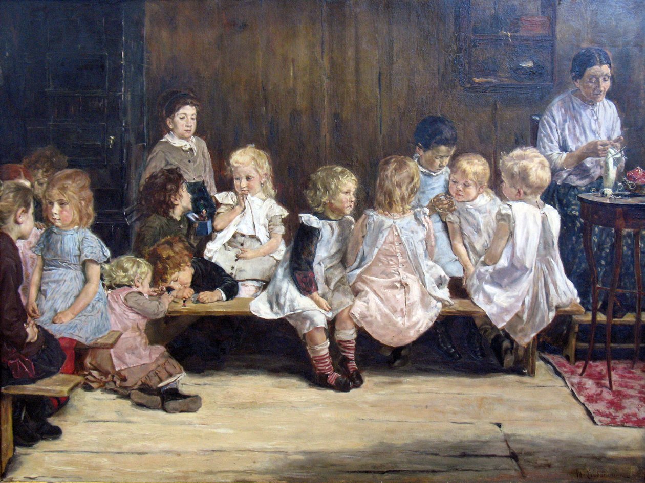 Kleine Kinderschule Amsterdamissa tekijältä Max Liebermann