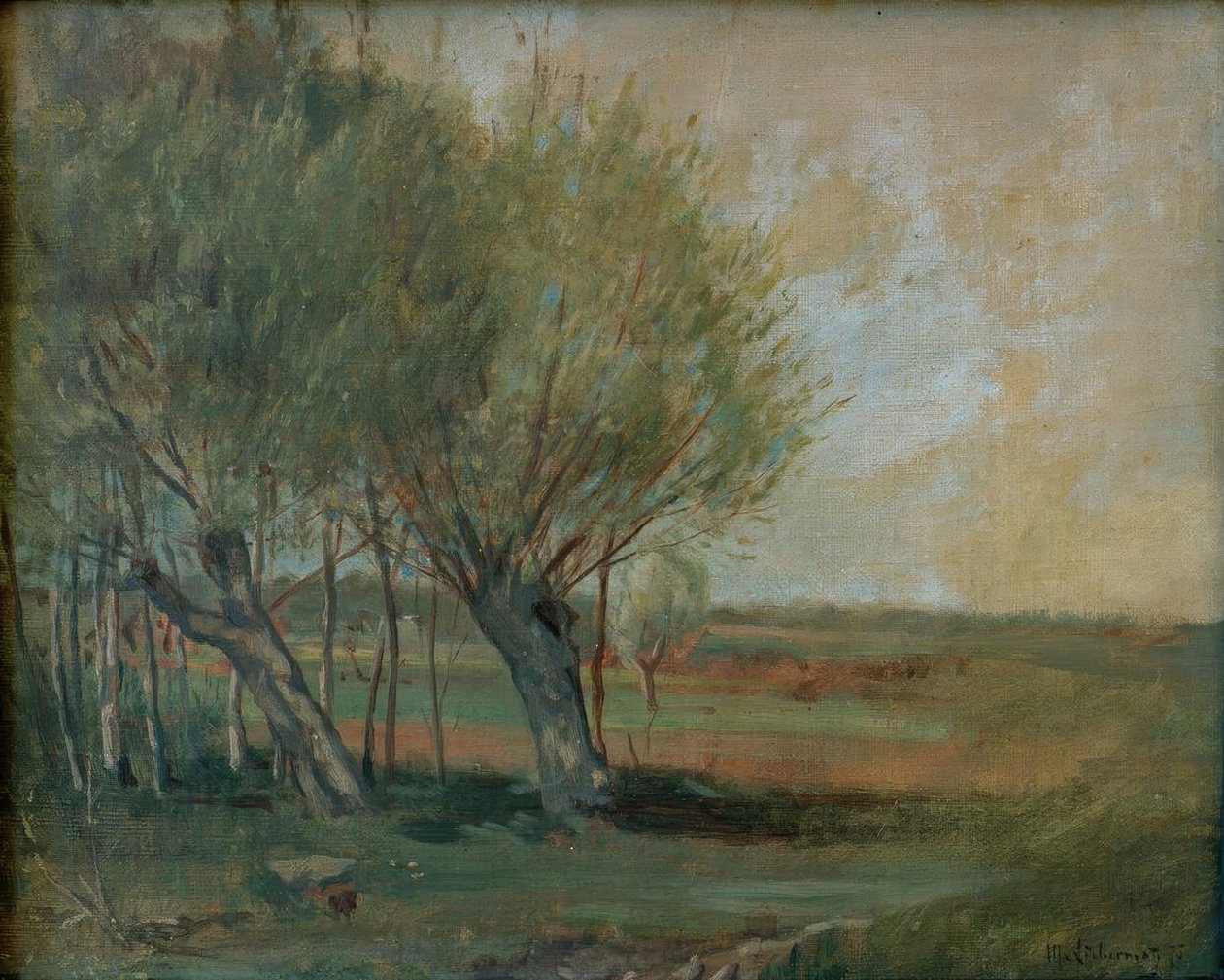 Maisema ja laitumet tekijältä Max Liebermann