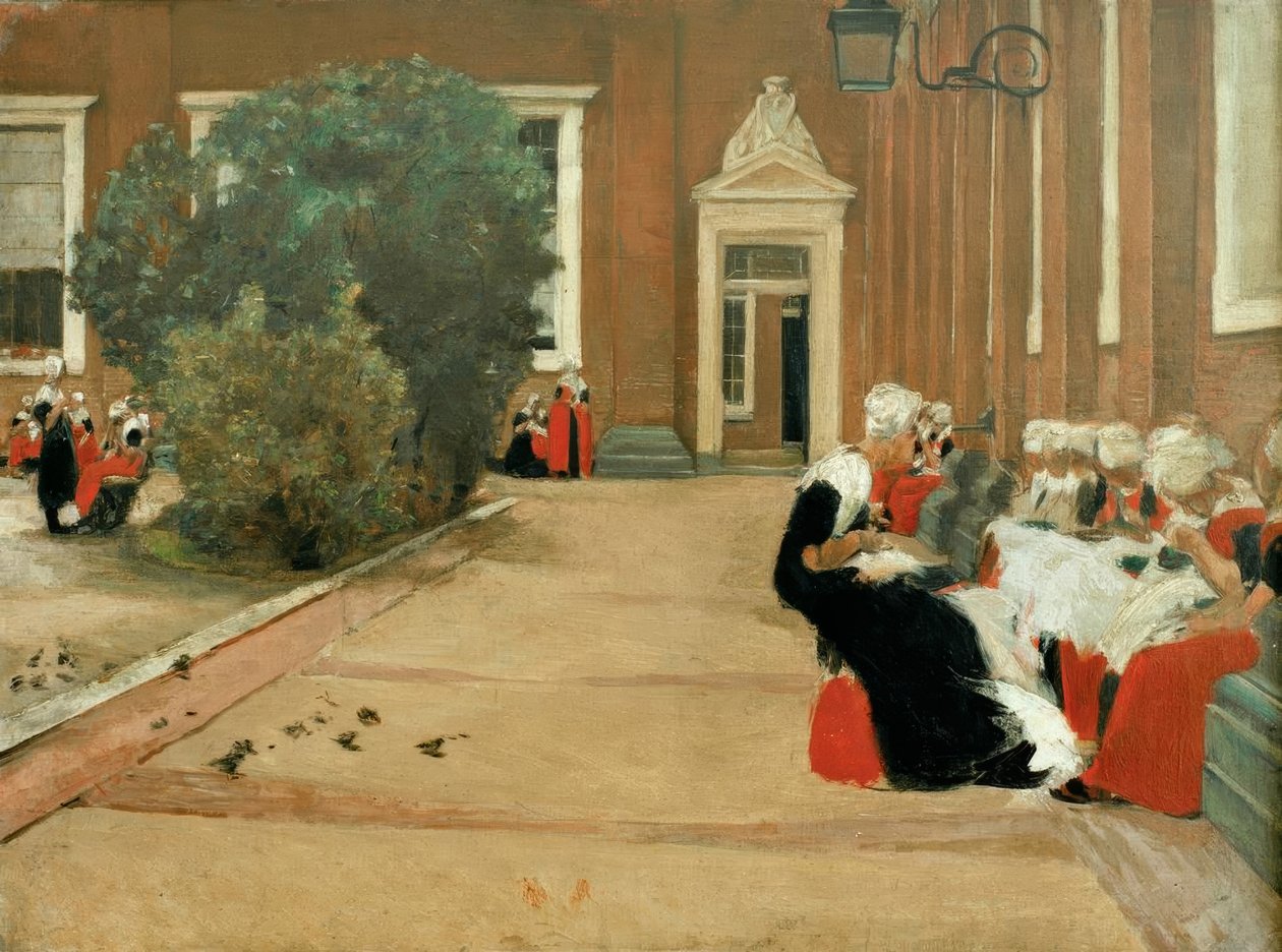 M.Liebermann, Amsterdamer Waisemädchen tekijältä Max Liebermann