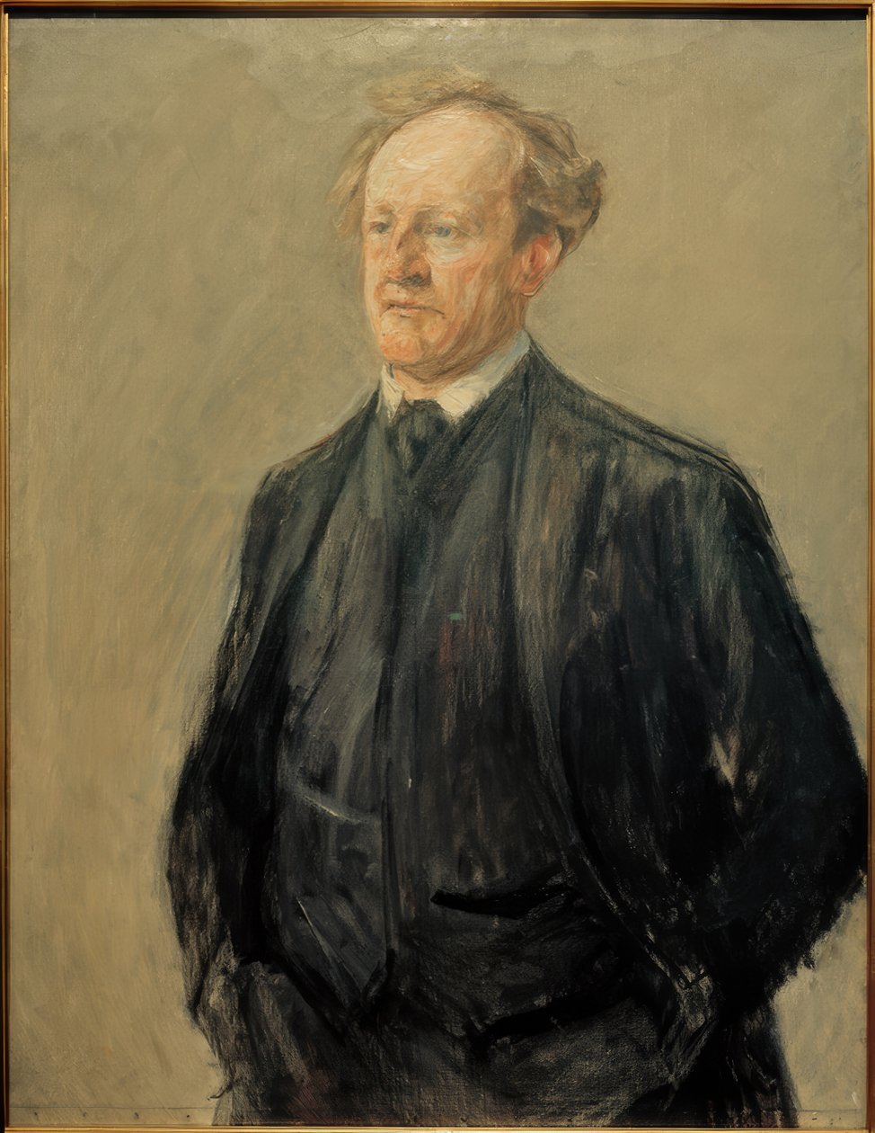 Porträt des Dichters Gerhart Hauptmann tekijältä Max Liebermann