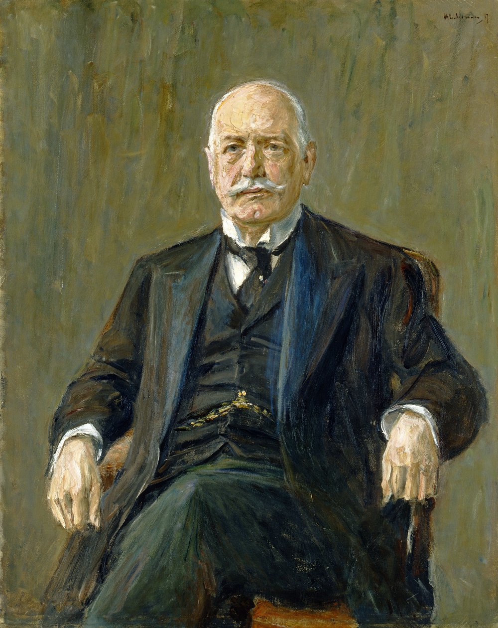 Prinssi Bernhard von Bulow (1849-1929) 1917 tekijältä Max Liebermann