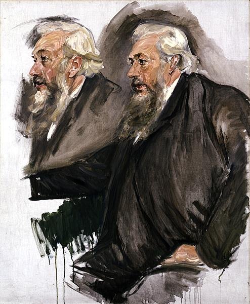 Professori Justus Brinckmann, 1905 (katso myös 144759) tekijältä Max Liebermann
