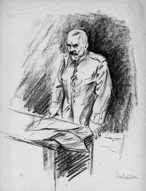 Reichskanzler von Bethmann Hollweg tekijältä Max Liebermann