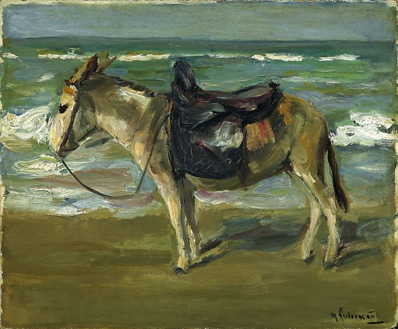 Reitesel am Strand nach -linkit tekijältä Max Liebermann