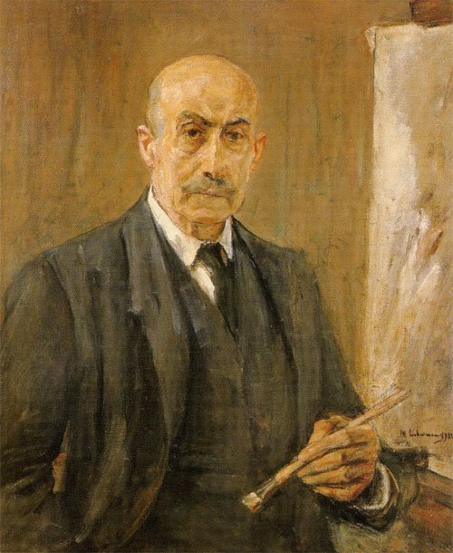 Omakuva paletilla tekijältä Max Liebermann