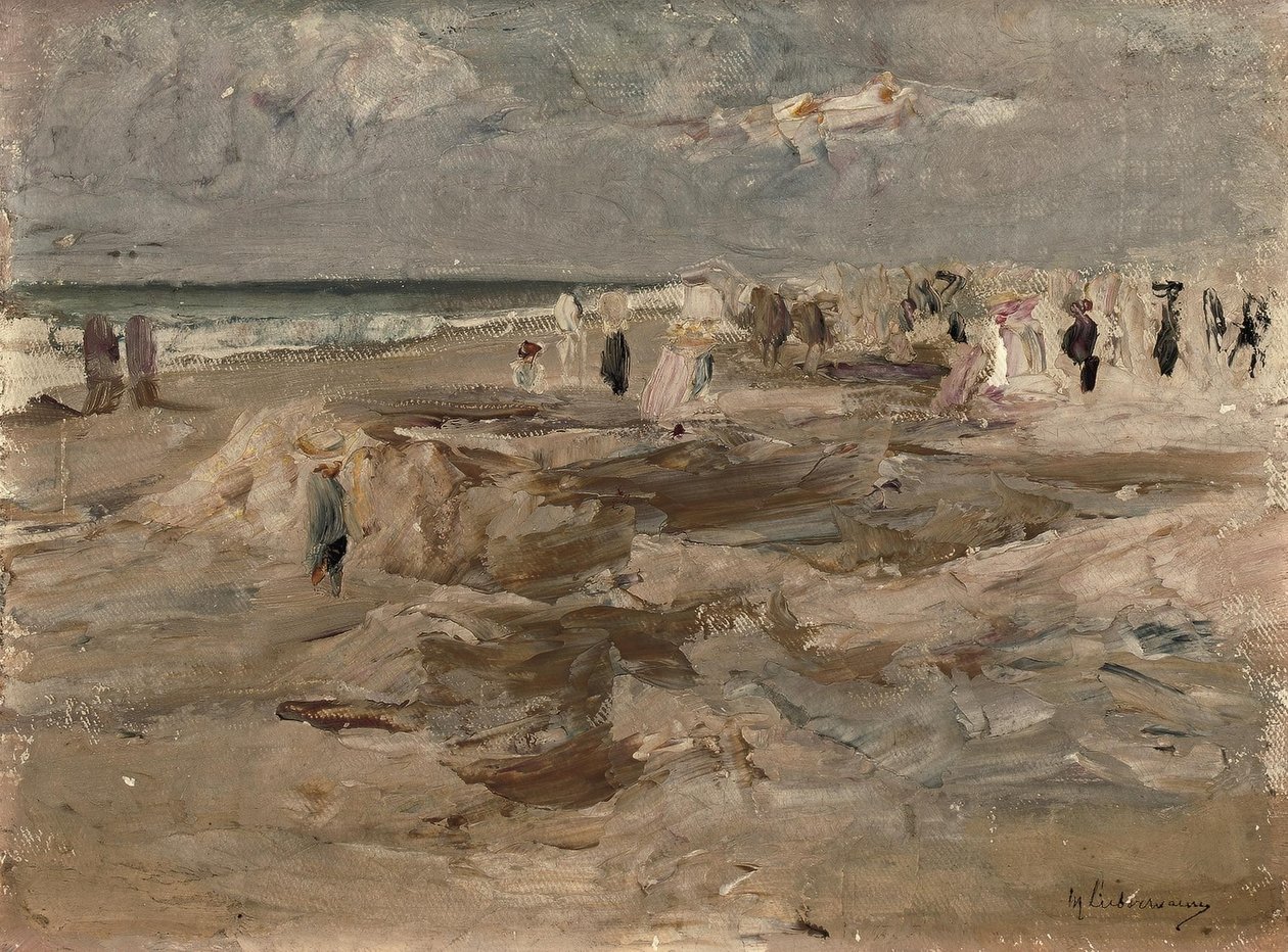 Strand Noordwijkissa tekijältä Max Liebermann