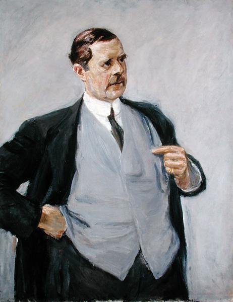 Arkkitehti Peter Behrens (1869-1940), 1913 tekijältä Max Liebermann