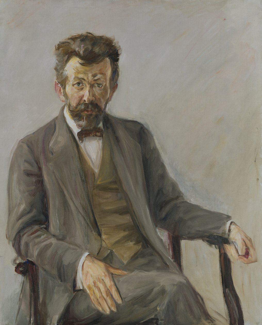 Runoilija Richard Dehmel (1863-1920), 1909 tekijältä Max Liebermann