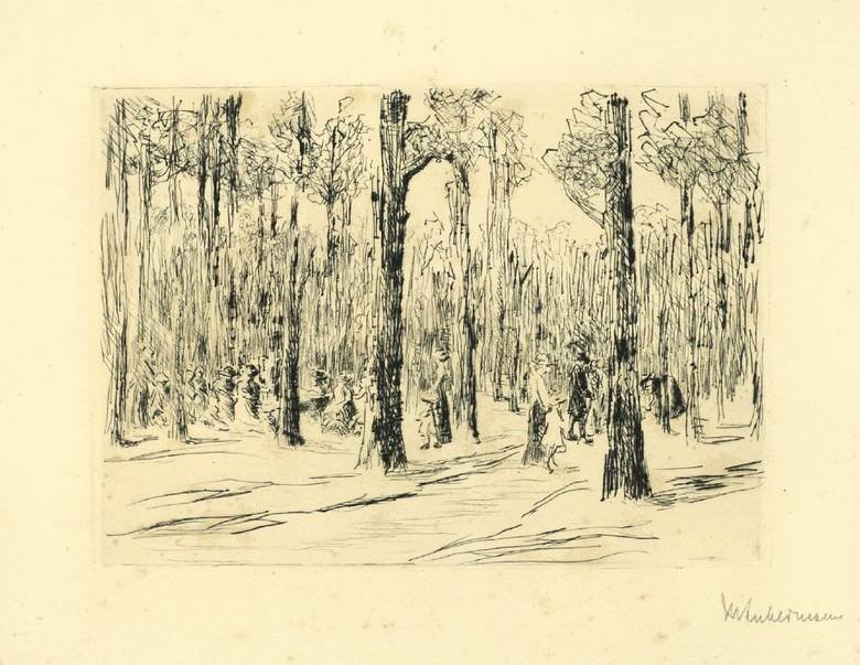Tiergarten tekijältä Max Liebermann
