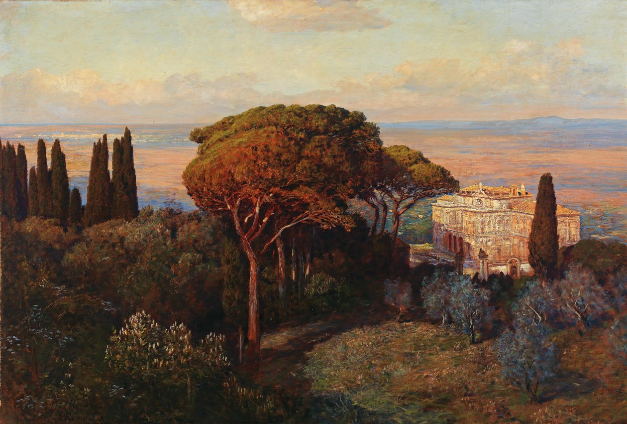 Blick auf die Villa Falconieri tekijältä Max Roeder