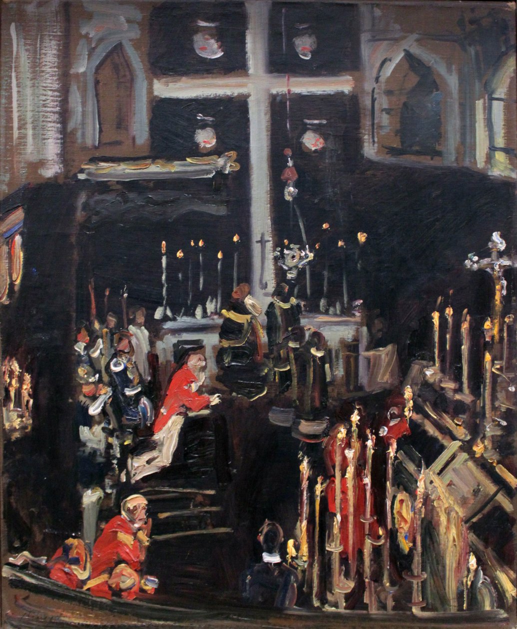 Requiem St. GeorgsknightsnDeutschille: Seelenmesse der Sankt Georgsrittern tekijältä Max Slevogt