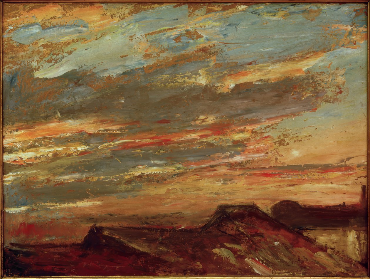 M. Slevogt, Blick vom Atelier, Wolkenstudie tekijältä Max Slevogt