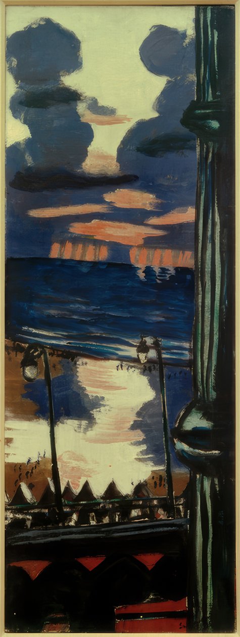 Ilta terassilla tekijältä Max Beckmann