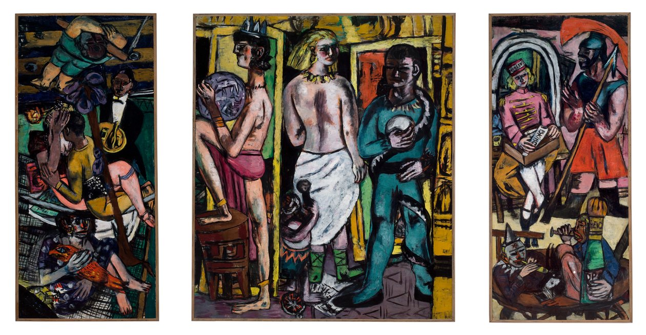 Akrobaatit tekijältä Max Beckmann