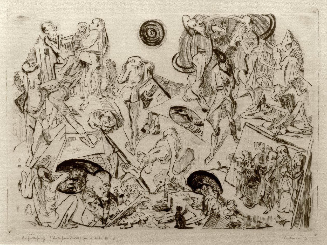 ylösnousemus tekijältä Max Beckmann