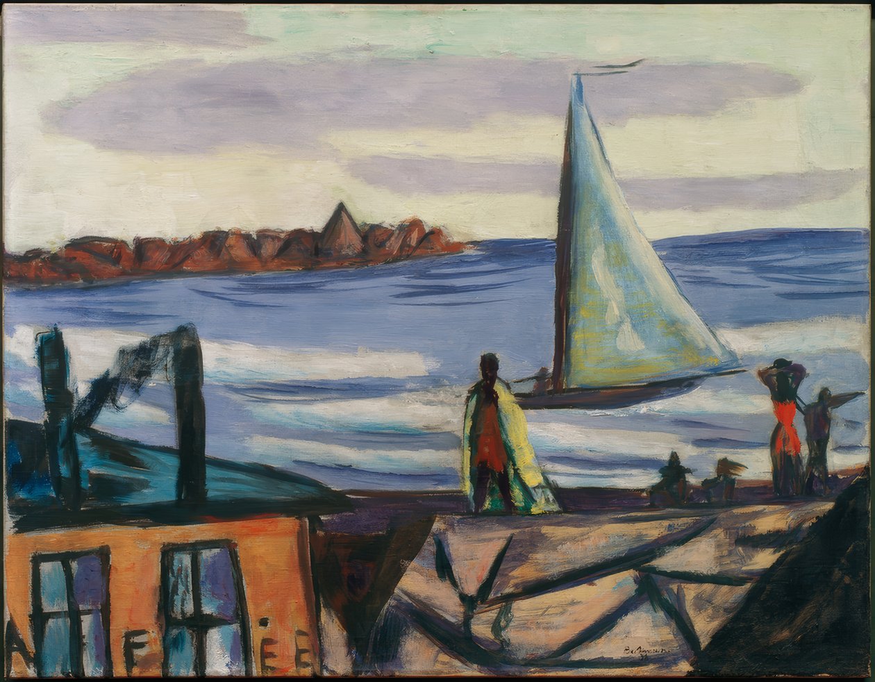 Huono näkymä Bandolista tekijältä Max Beckmann